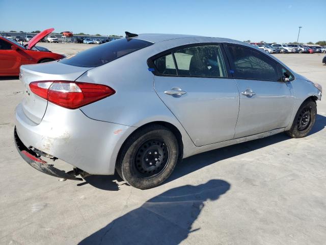 KNAFK4A61F5406876 - 2015 KIA FORTE LX SILVER photo 3