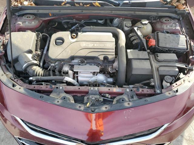 1G1ZE5ST3GF266237 - 2016 CHEVROLET MALIBU LT MAROON photo 11