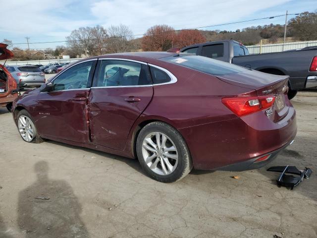 1G1ZE5ST3GF266237 - 2016 CHEVROLET MALIBU LT MAROON photo 2