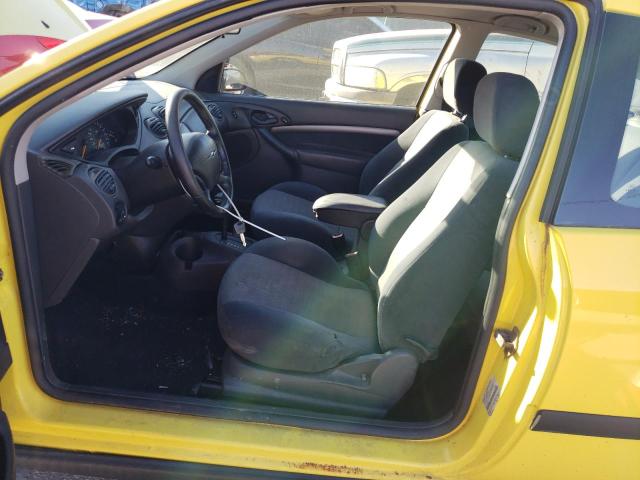 3FAFP31371R237396 - 2001 FORD FOCUS ZX3 YELLOW photo 7