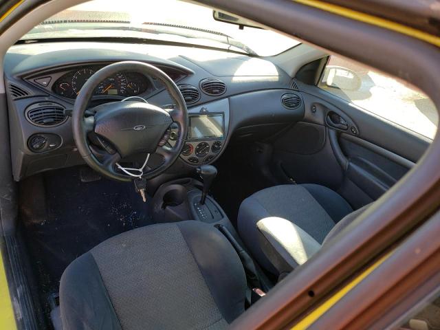 3FAFP31371R237396 - 2001 FORD FOCUS ZX3 YELLOW photo 8