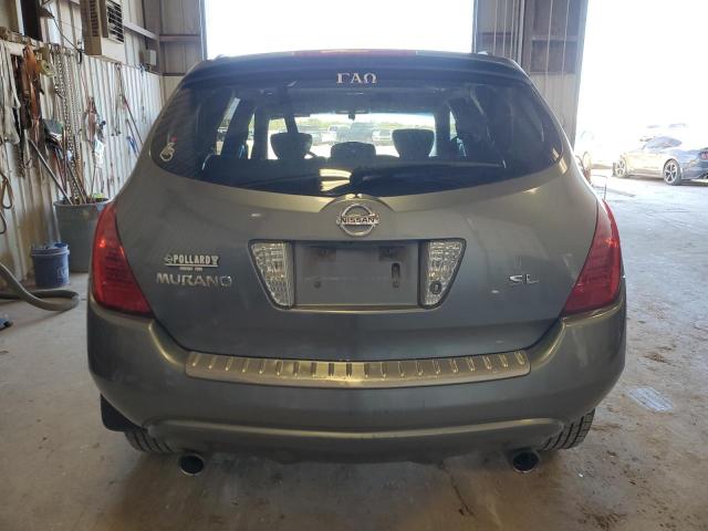 JN8AZ08TX6W427527 - 2006 NISSAN MURANO SL GRAY photo 6