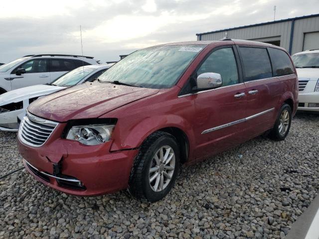 2C4RC1GG8CR105970 - 2012 CHRYSLER TOWN & COU LIMITED MAROON photo 1