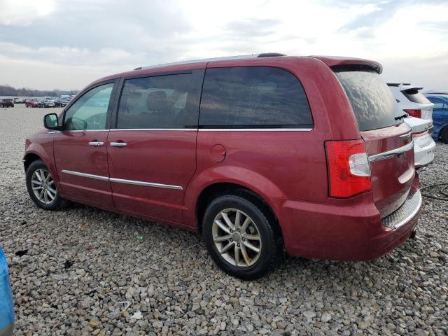 2C4RC1GG8CR105970 - 2012 CHRYSLER TOWN & COU LIMITED MAROON photo 2