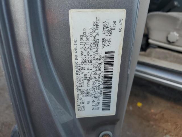 5TBRN34152S314619 - 2002 TOYOTA TUNDRA ACCESS CAB SR5 GRAY photo 13