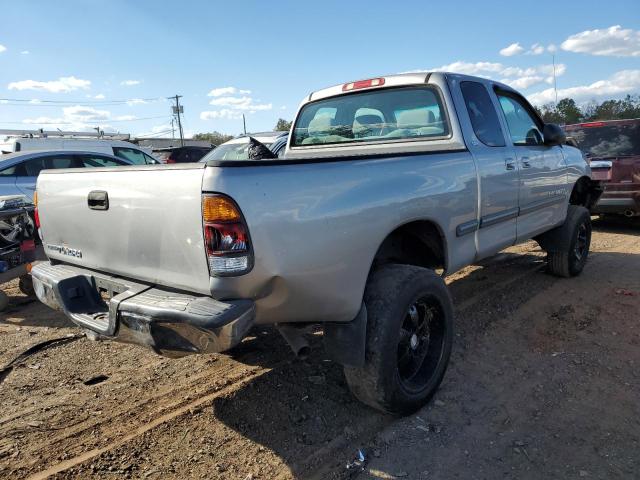 5TBRN34152S314619 - 2002 TOYOTA TUNDRA ACCESS CAB SR5 GRAY photo 3