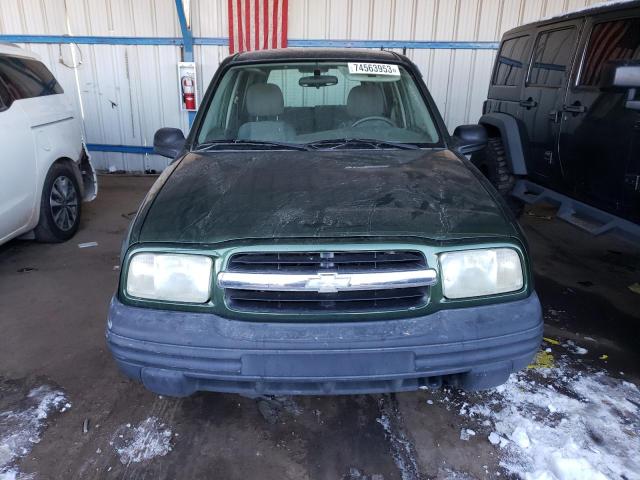 2CNBE13C316955966 - 2001 CHEVROLET TRACKER GREEN photo 5