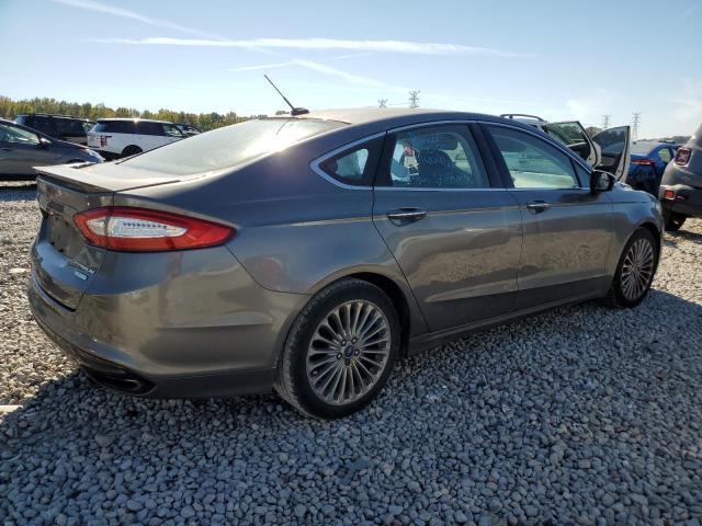 3FA6P0K98DR130847 - 2013 FORD FUSION TITANIUM GRAY photo 3