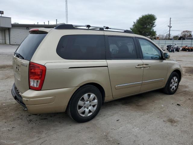 KNDMC233186049372 - 2008 HYUNDAI ENTOURAGE GLS GOLD photo 3