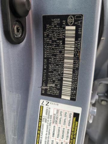 2T1KR32E67C638875 - 2007 TOYOTA COROLLA MA XR BLUE photo 13