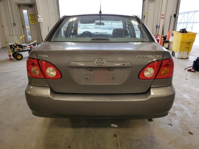 2T1BR32E64C171808 - 2004 TOYOTA COROLLA CE GRAY photo 6