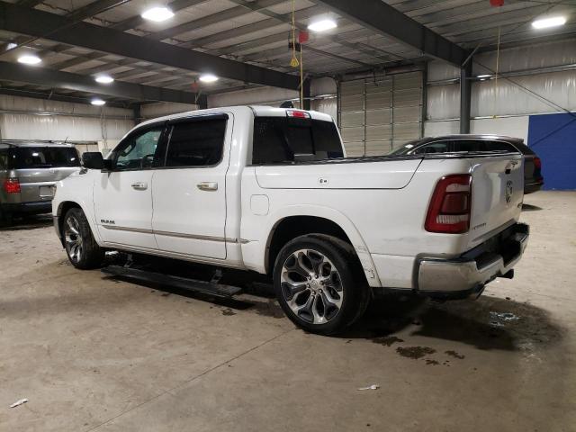 1C6SRFHT3KN793744 - 2019 RAM 1500 LIMITED WHITE photo 2