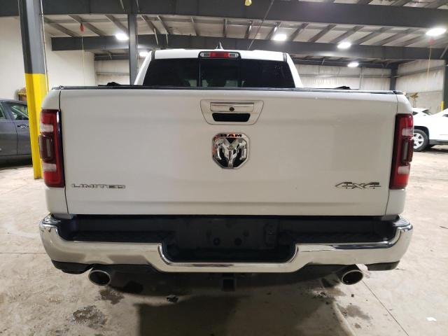 1C6SRFHT3KN793744 - 2019 RAM 1500 LIMITED WHITE photo 6