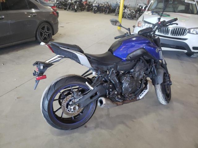 JYARM32E1MA001496 - 2021 YAMAHA MT07 BLUE photo 4