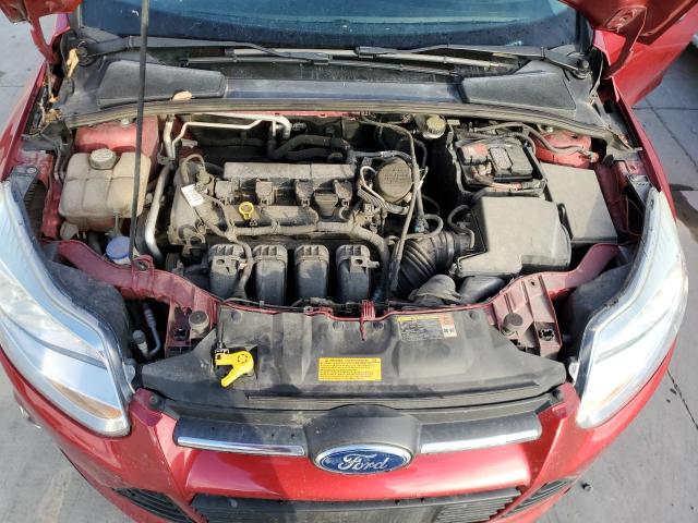 1FAHP3K25CL284006 - 2012 FORD FOCUS SE RED photo 11