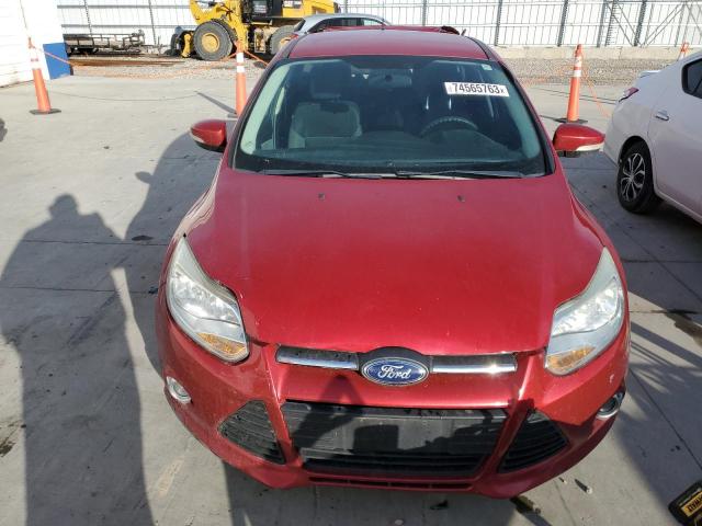 1FAHP3K25CL284006 - 2012 FORD FOCUS SE RED photo 5