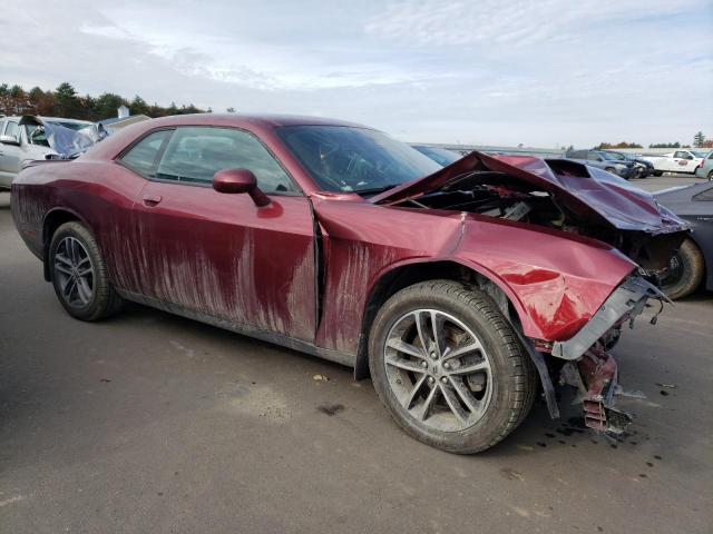 2C3CDZGG1KH695147 - 2019 DODGE CHALLENGER SXT MAROON photo 4