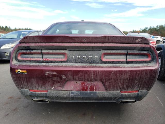 2C3CDZGG1KH695147 - 2019 DODGE CHALLENGER SXT MAROON photo 6