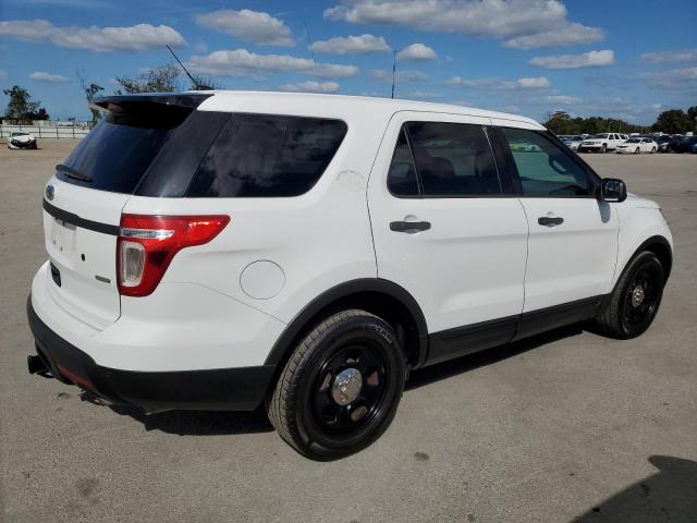 1FM5K8AR7DGB21080 - 2013 FORD EXPLORER POLICE INTERCEPTOR WHITE photo 3