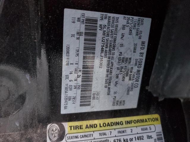 5LMFU27548LJ16302 - 2008 LINCOLN NAVIGATOR 黑色 照片 13