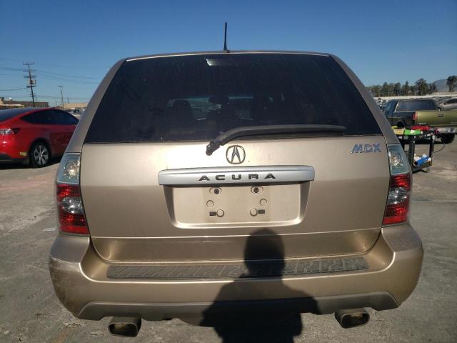 2HNYD18254H552334 - 2004 ACURA MDX TAN photo 6