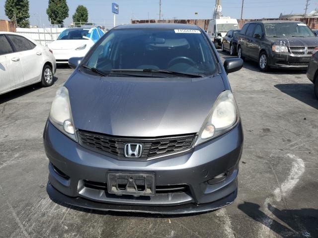 JHMGE8H54DC066455 - 2013 HONDA FIT SPORT GRAY photo 5