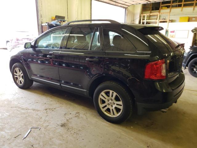 2FMDK3GC3BBB53451 - 2011 FORD EDGE SE BLACK photo 2