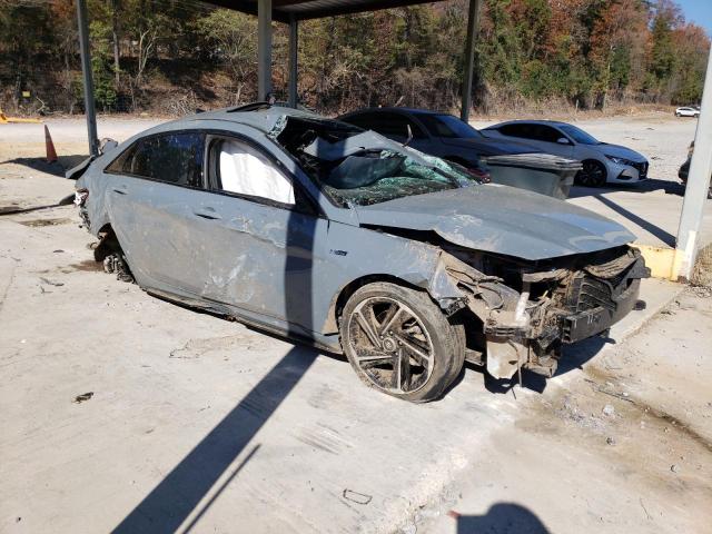 KMHLR4AF8PU405888 - 2023 HYUNDAI ELANTRA N LINE GRAY photo 4