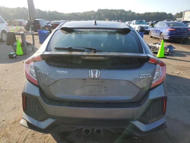 SHHFK7H94KU203167 - 2019 HONDA CIVIC SPORT TOURING GRAY photo 6