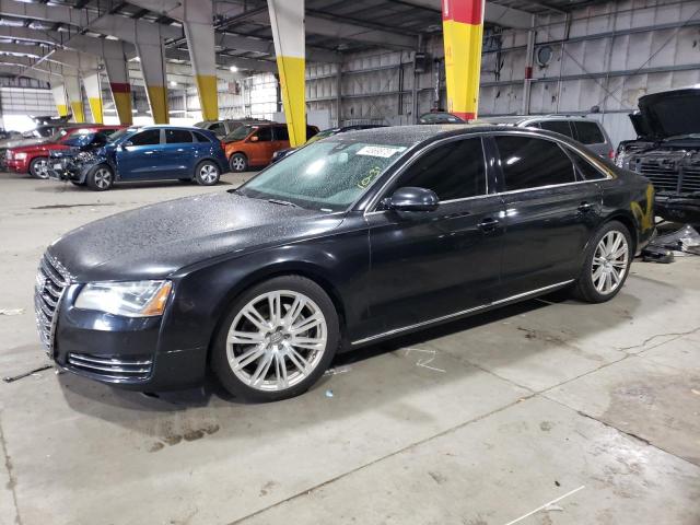 WAURGAFD9DN032860 - 2013 AUDI A8 L QUATTRO BLACK photo 1