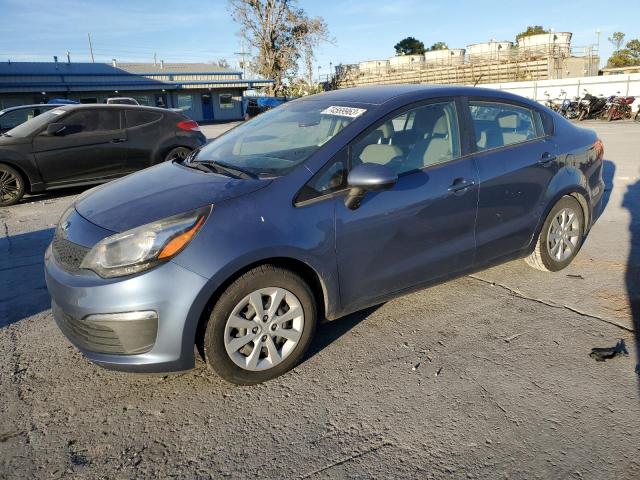 KNADM4A34G6575714 - 2016 KIA RIO LX BLUE photo 1