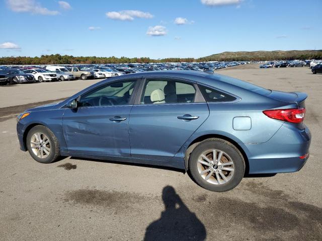 5NPE24AF8FH231170 - 2015 HYUNDAI SONATA SE BLUE photo 2