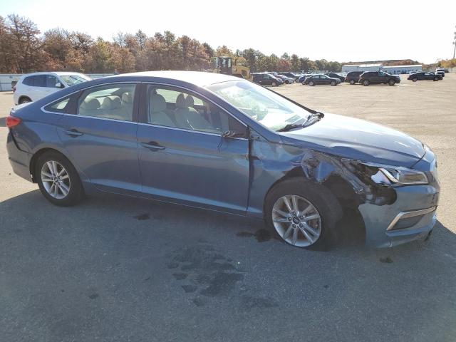 5NPE24AF8FH231170 - 2015 HYUNDAI SONATA SE BLUE photo 4