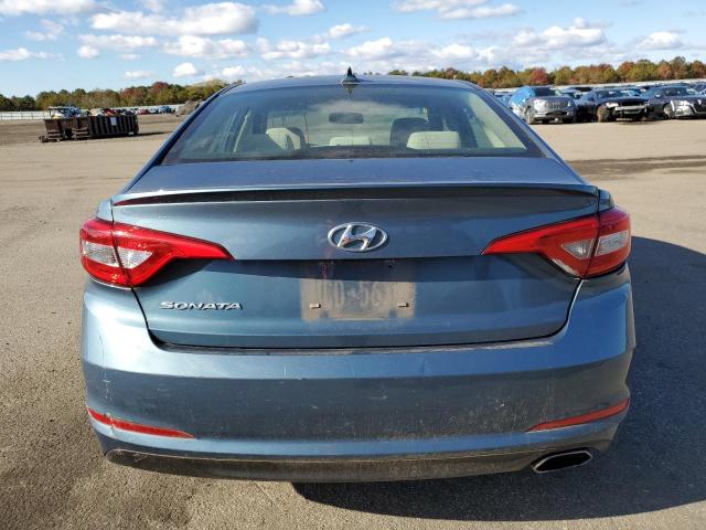 5NPE24AF8FH231170 - 2015 HYUNDAI SONATA SE BLUE photo 6