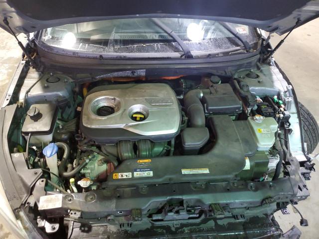 KMHE34L14GA025301 - 2016 HYUNDAI SONATA HYBRID SILVER photo 11