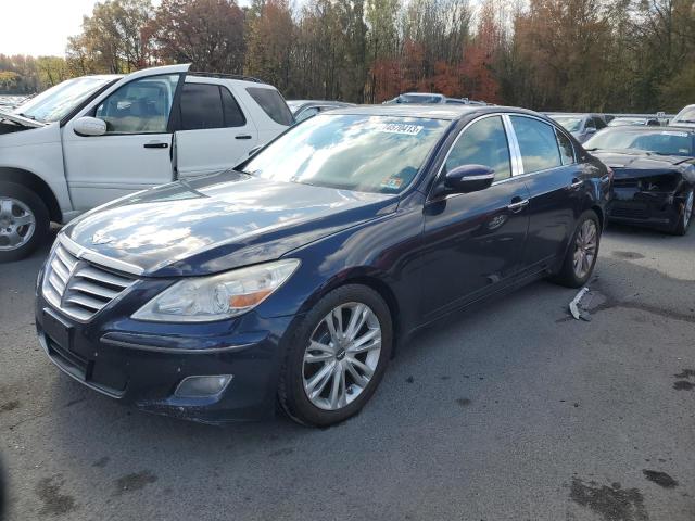 KMHGC4DE9BU122253 - 2011 HYUNDAI GENESIS 3.8L BLUE photo 1