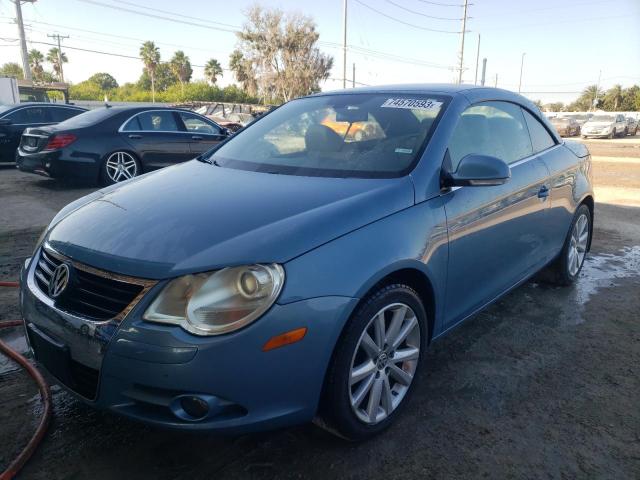 WVWFA71F47V000759 - 2007 VOLKSWAGEN EOS 2.0T LUXURY BLUE photo 1