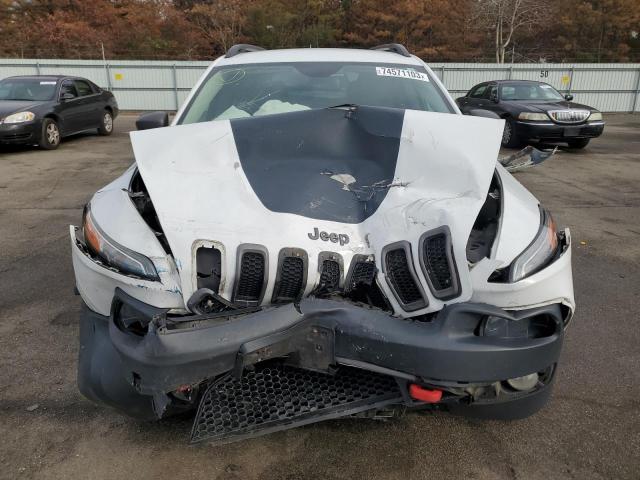 1C4PJMBB9FW546576 - 2015 JEEP CHEROKEE TRAILHAWK WHITE photo 5