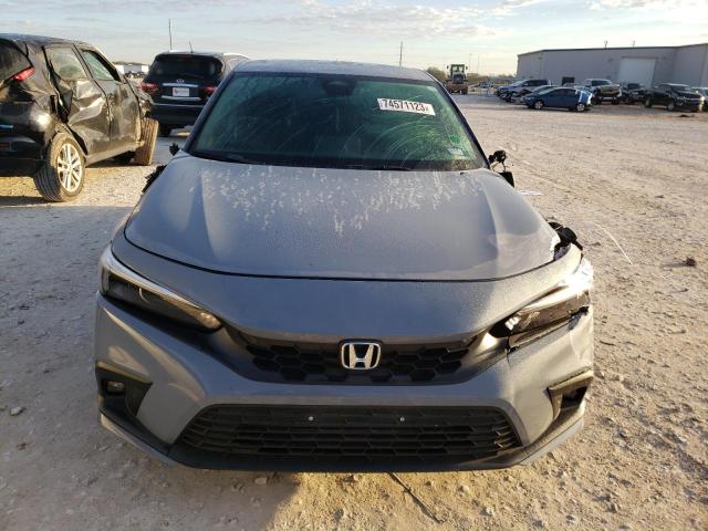 19XFL1H8XNE004993 - 2022 HONDA CIVIC SPORT TOURING GRAY photo 5