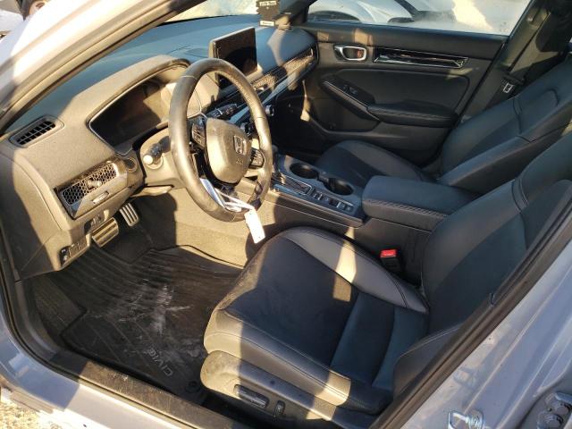 19XFL1H8XNE004993 - 2022 HONDA CIVIC SPORT TOURING GRAY photo 7