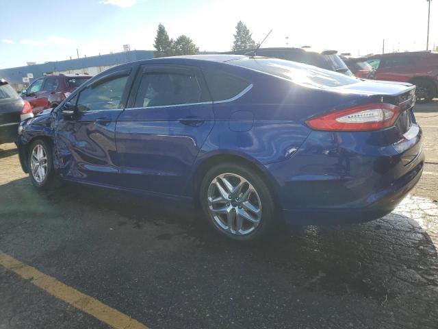 1FA6P0H79G5115173 - 2016 FORD FUSION SE BLUE photo 2