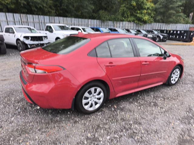 JTDEPRAE8LJ105948 - 2020 TOYOTA COROLLA LE 红色 照片 4