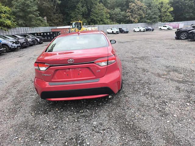 JTDEPRAE8LJ105948 - 2020 TOYOTA COROLLA LE 红色 照片 6