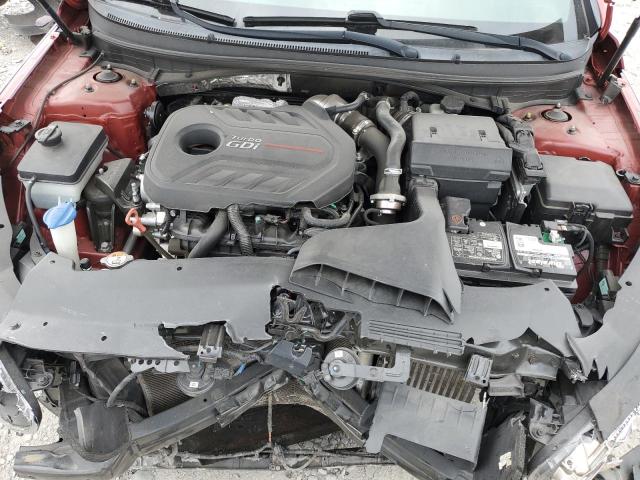 5NPE34AB9KH762401 - 2019 HYUNDAI SONATA LIMITED TURBO RED photo 11