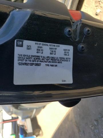 1G2WR52102F126527 - 2002 PONTIAC GRAND PRIX GTP 黑色 照片 12