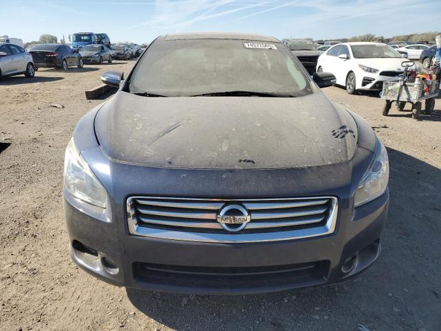 1N4AA5AP7EC908452 - 2014 NISSAN MAXIMA S BLUE photo 5