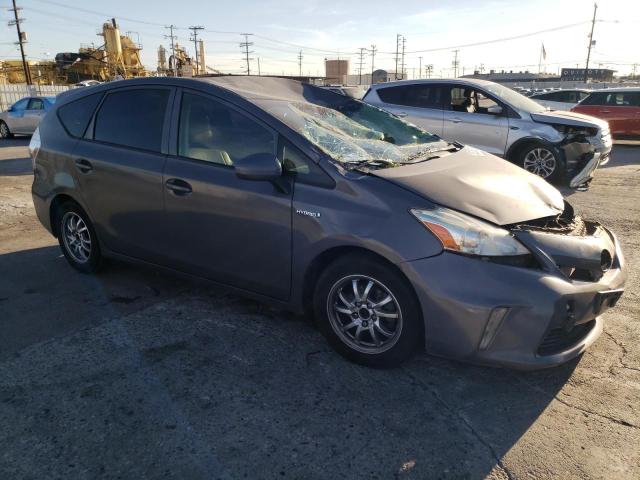 JTDZN3EU6EJ001807 - 2014 TOYOTA PRIUS V GRAY photo 4