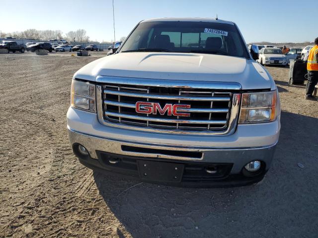 3GTP2WE34BG241492 - 2011 GMC SIERRA K1500 SLT WHITE photo 5