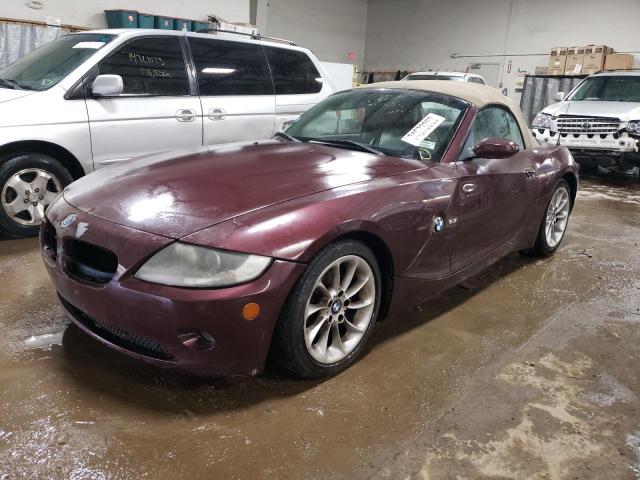 4USBT33535LS55167 - 2005 BMW Z4 2.5 BURGUNDY photo 1