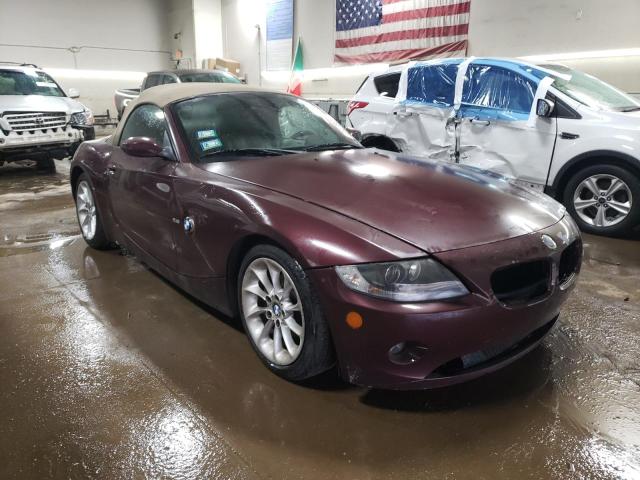 4USBT33535LS55167 - 2005 BMW Z4 2.5 BURGUNDY photo 4